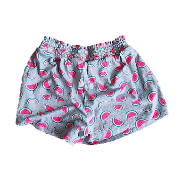 Justice girls pink grey watermelon rainbows shorts 10 - Picture 3 of 3
